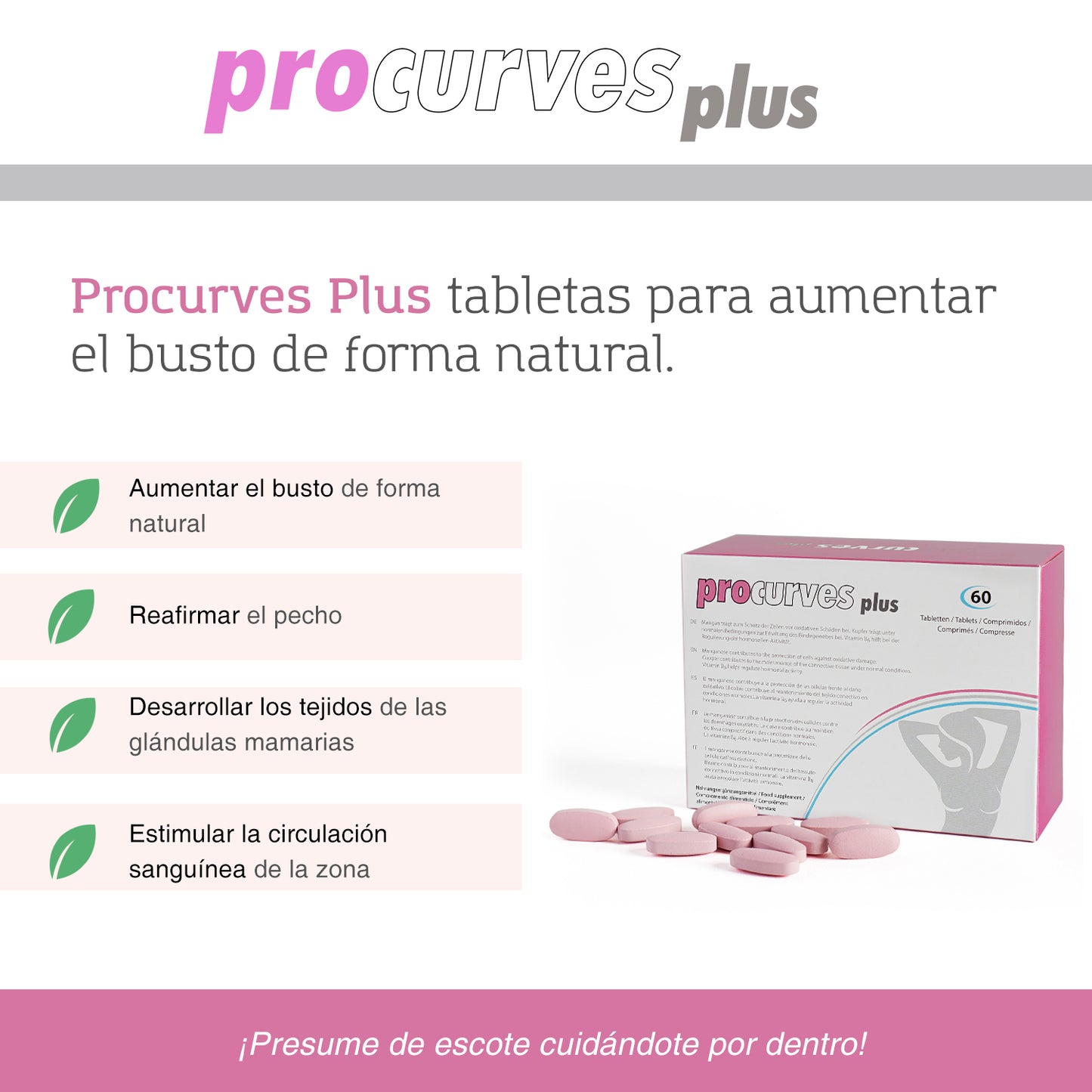 U-breast + Procurves Plus pastillas + crema - 4