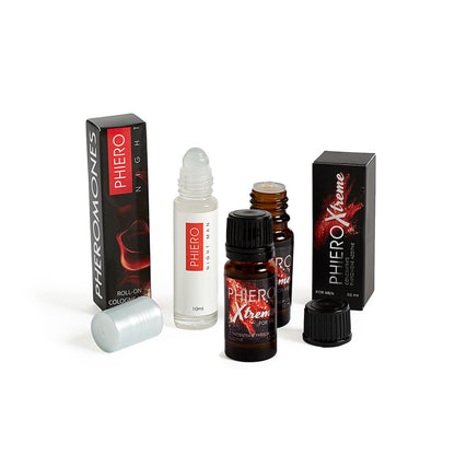 1 Phiero Xtreme: Concentrado de feromonas + Phiero Night Man: Roll-on con feromonas para hombre