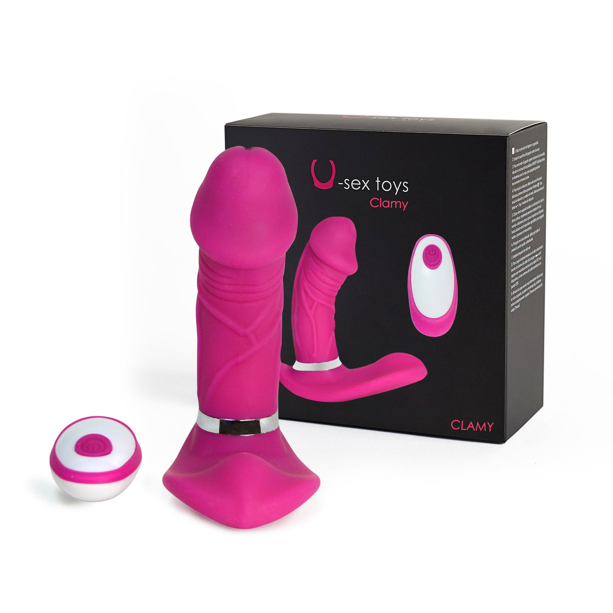 Clamy vibrator warming function remote control