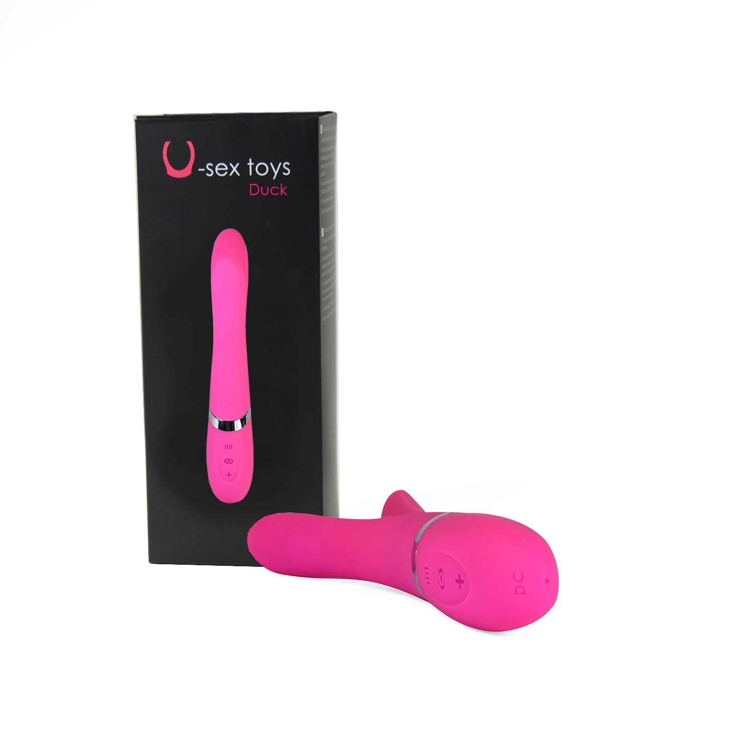 DUCK , VIBRADOR CON ESTIMULACIÓN VAGINAL Y CLÍTORIAL
