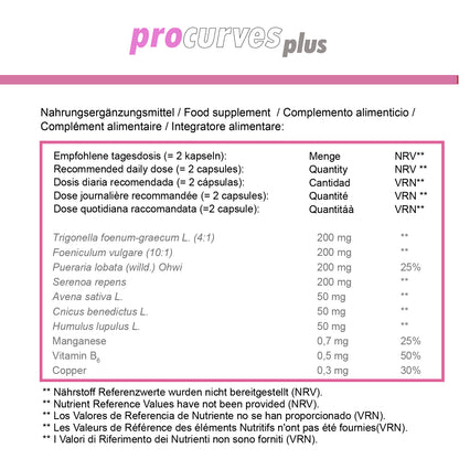 Pack 5 - Procurves Cápsulas y Crema para Aumentar el Pecho y Reafirmarlo - 2 Piezas (5) - 4