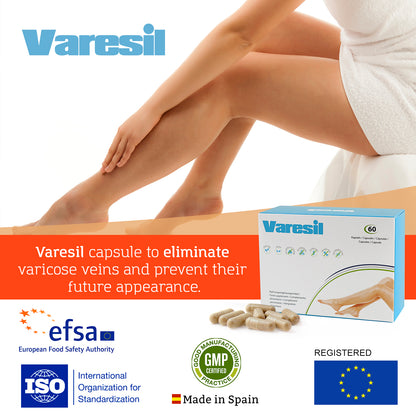 Varesil capsulas y Varesil crema para prevenir y aliviar las varices - 5