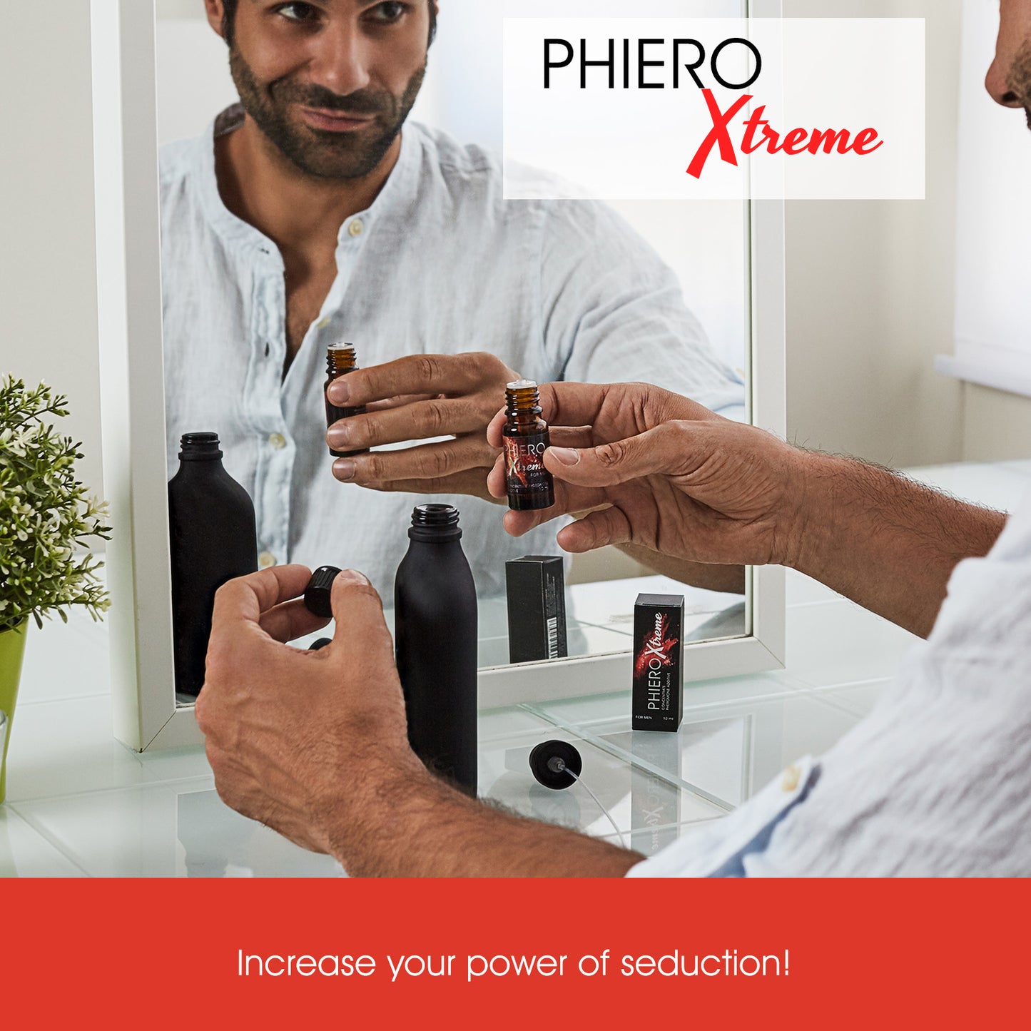 1 Phiero Xtreme: Concentrado de feromonas + Phiero Night Man: Roll-on con feromonas para hombre - 5