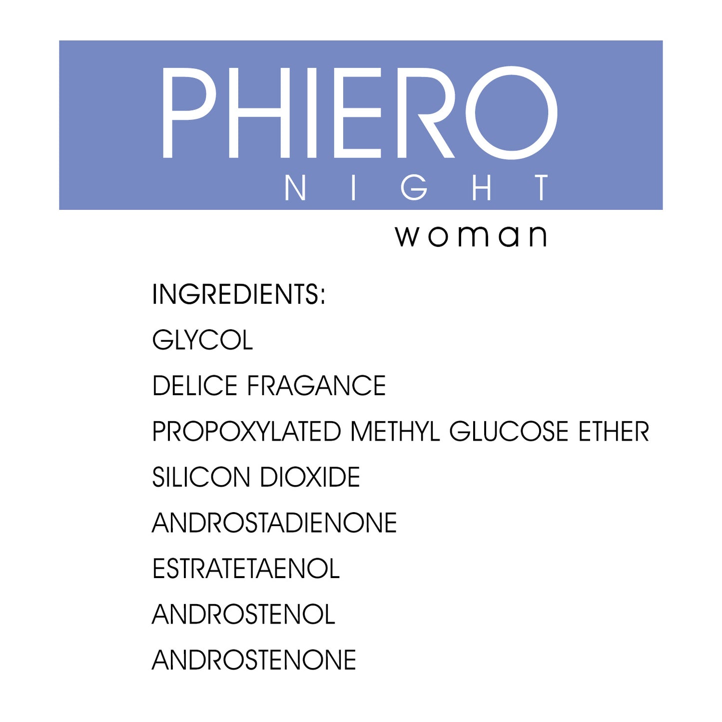 PHIERO NIGHT WOMAN , PERFUMES CON FEROMONAS PARA MUJER - 2