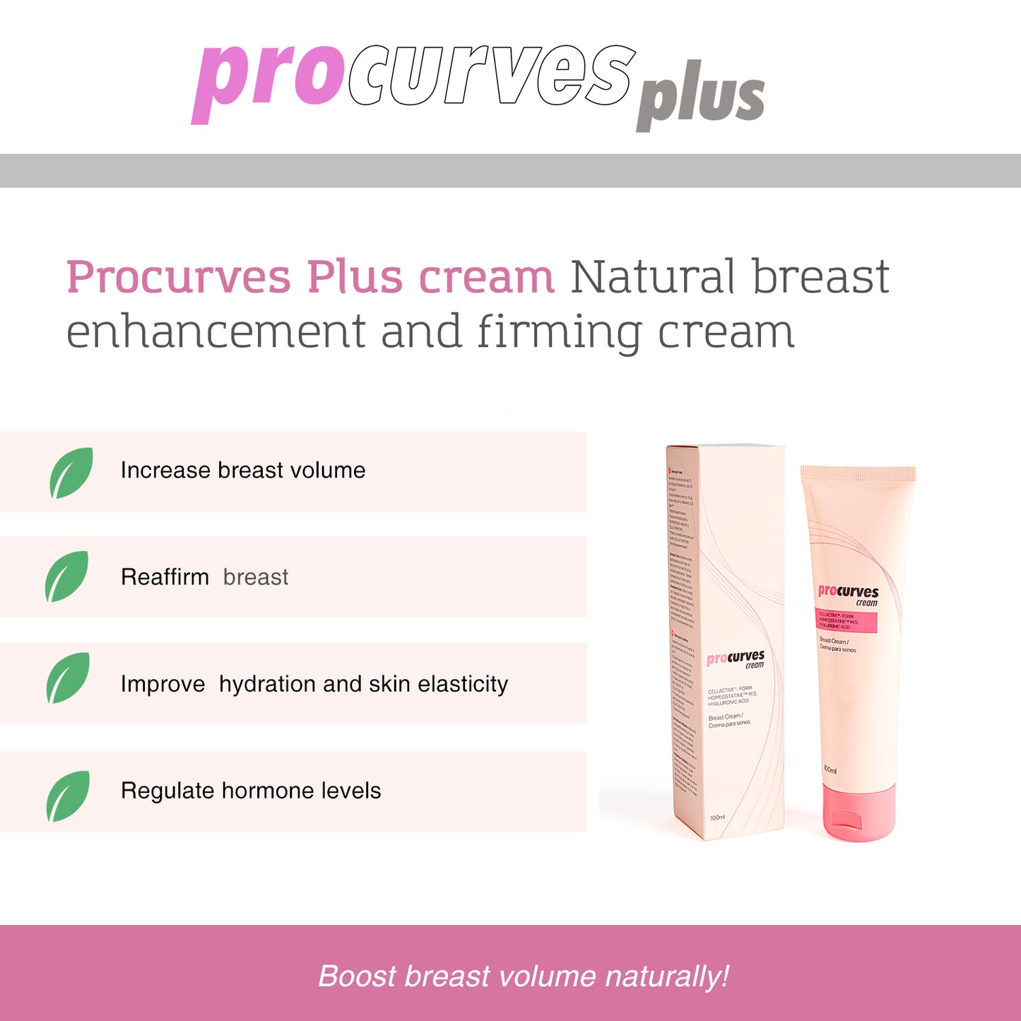 U-breast + Procurves Plus pastillas + crema - 2