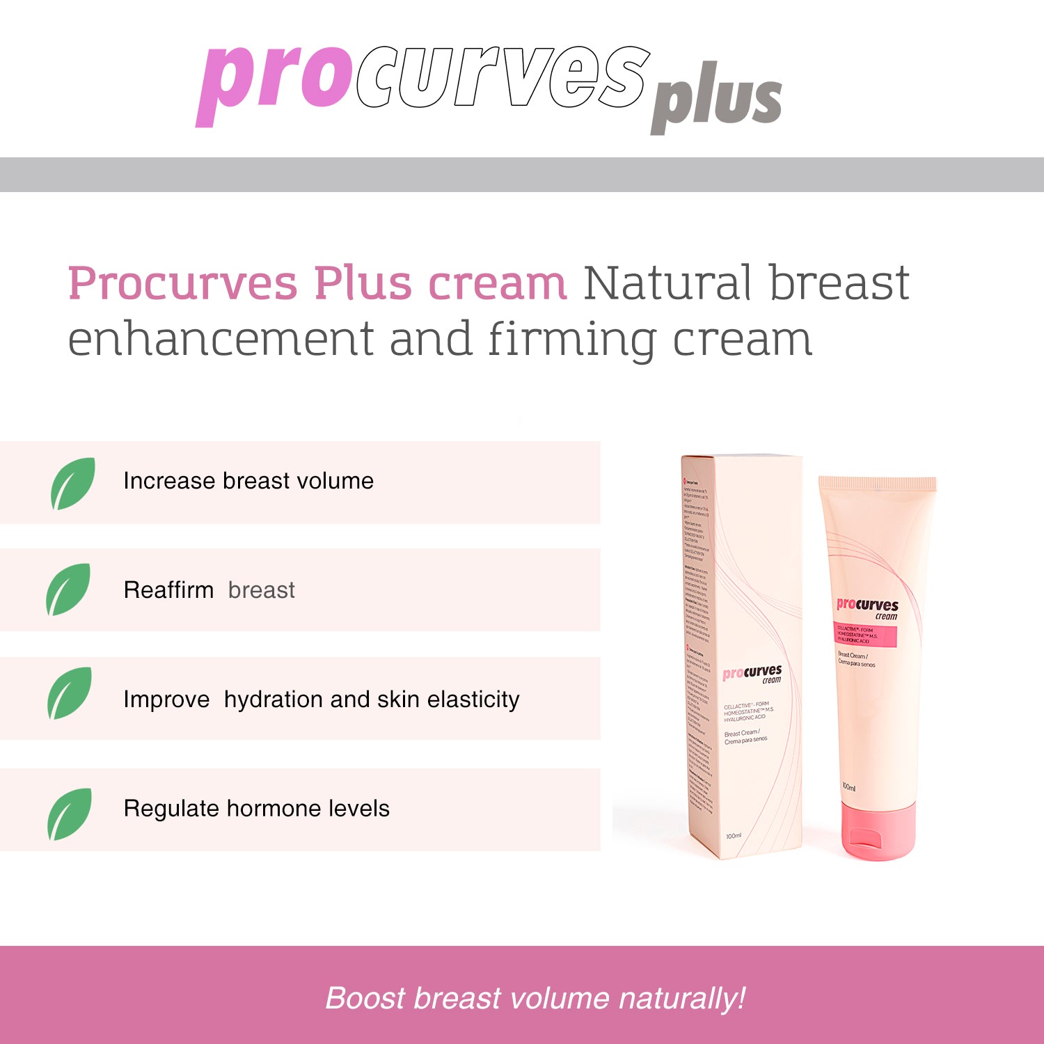 U-breast + Procurves Plus pastillas + crema - 2