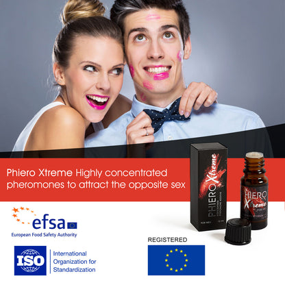 2 Phiero Xtreme: Concentrado de feromonas + Phiero Night Man: Roll-on con feromonas para hombre - 3