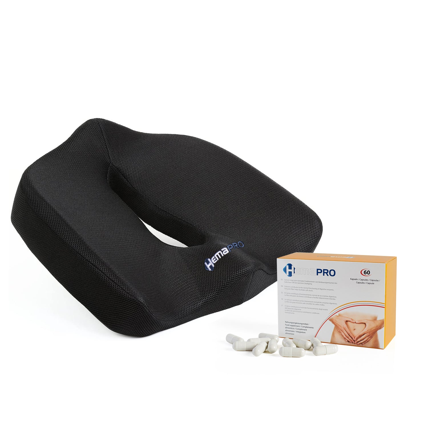 Pack cushion capsules haemorrhoids
