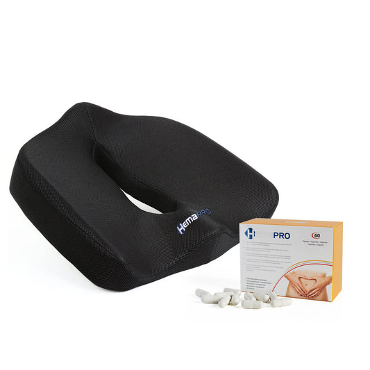 HEMAPRO Cojin Alivio de Las hemorroides + Hemapro cápsulas