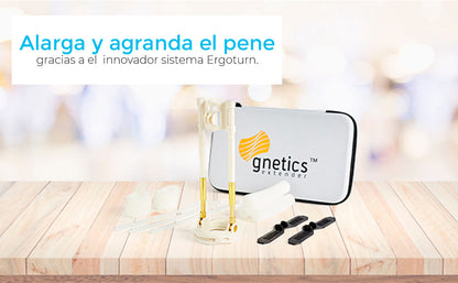 Gnetics Extender: Extensor de pene + SizeGain Plus: Pastillas para alargar el pene - 2