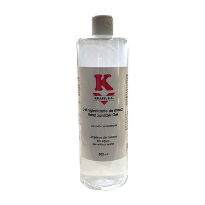 Gel Krape hidroalcohólico desinfectante con tapón, 500 ml