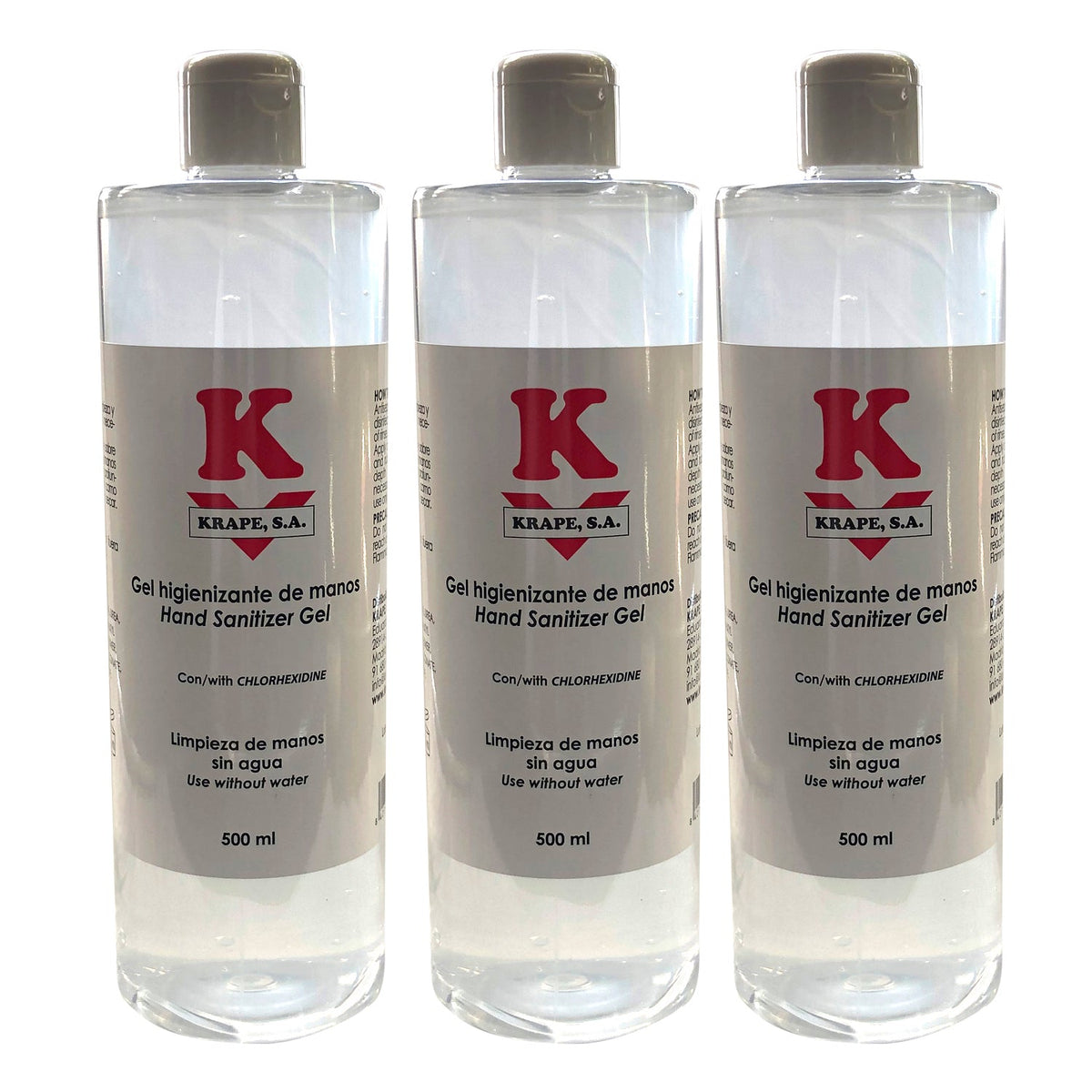 3 geles Krape 500 ml