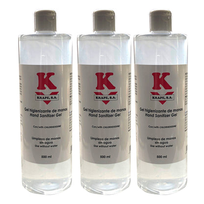 3 geles Krape 500 ml