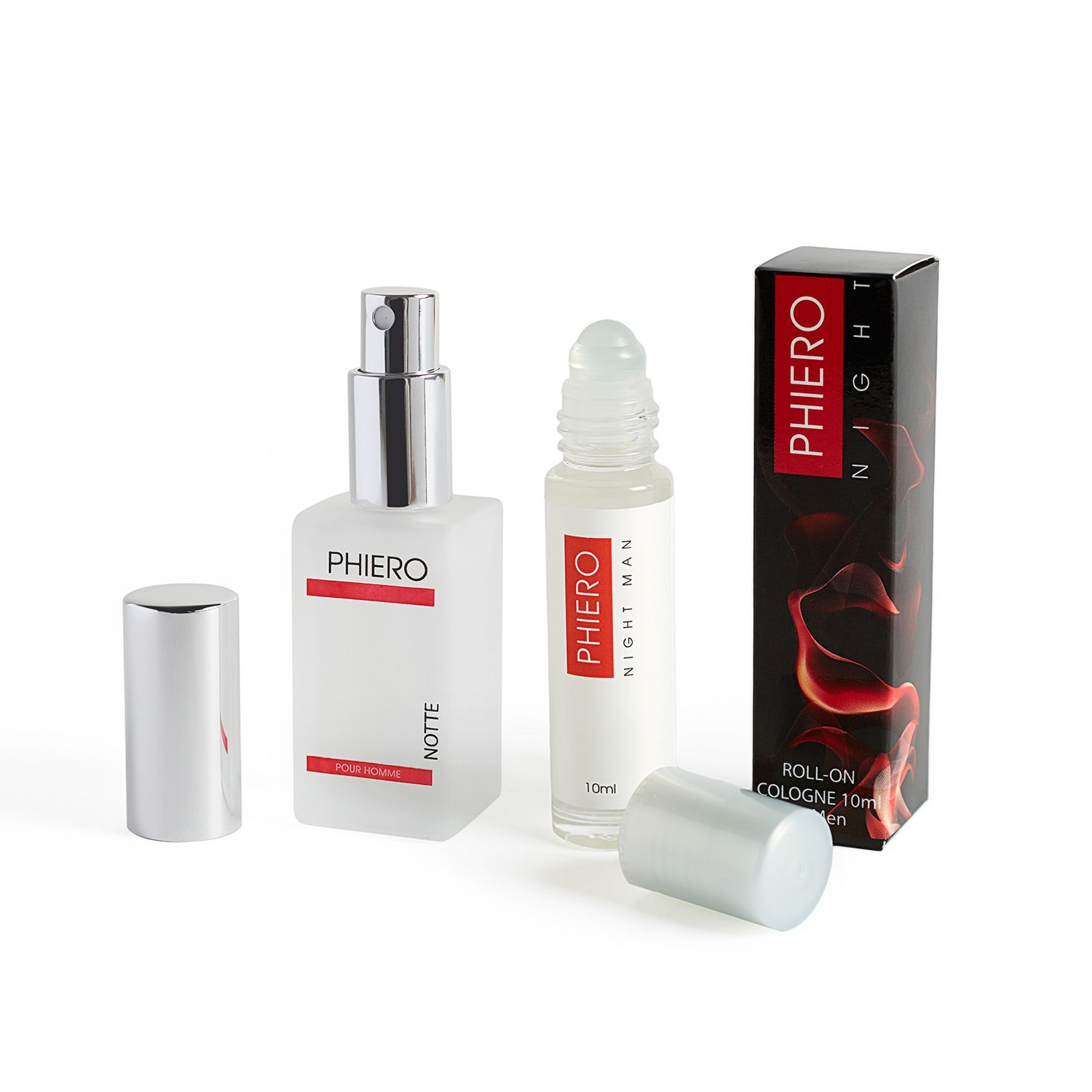 Pheromones Notte + Night Man pheromone perfumes