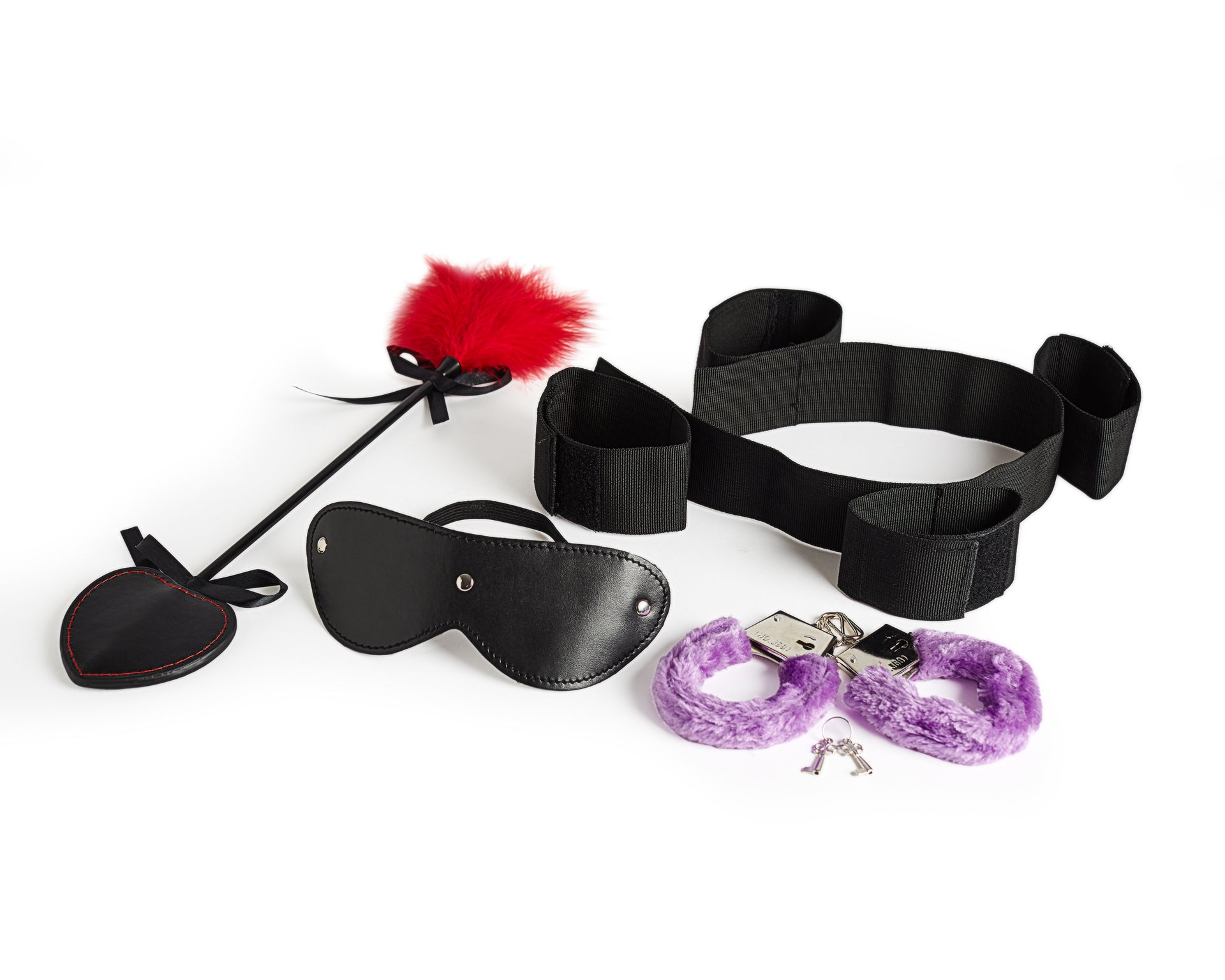4 piece fetish bondage fantasy pack kit U sex toys