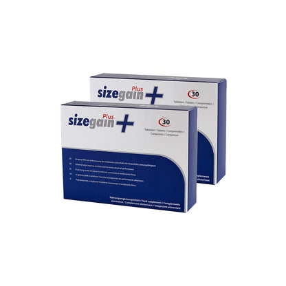 SizeGain Plus nouvelle formule, gélules pour améliorer la virilité et la puissance sexuelle