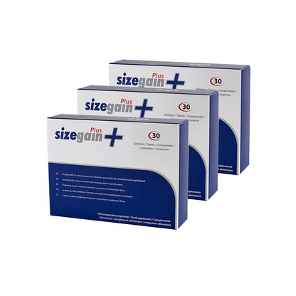 SizeGain Plus nouvelle formule, gélules pour améliorer la virilité et la puissance sexuelle