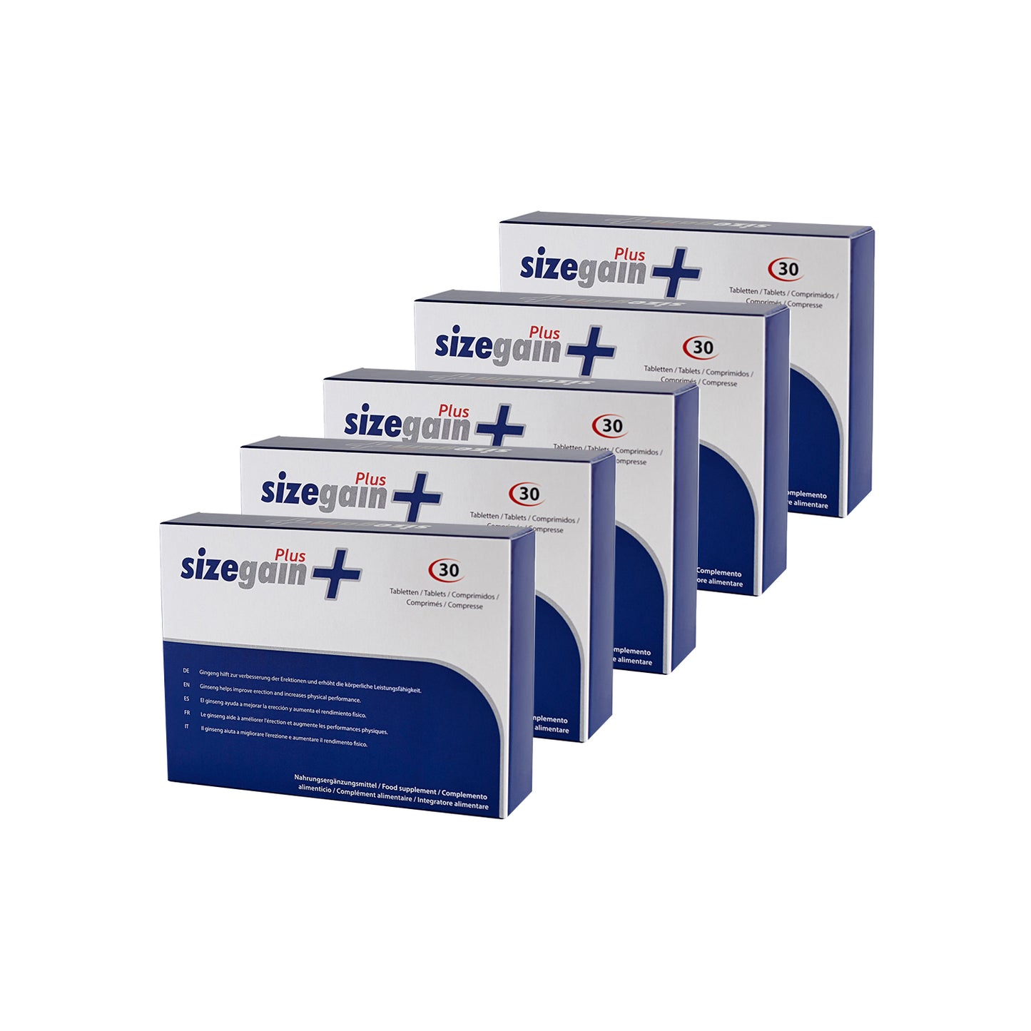SizeGain Plus nouvelle formule, gélules pour améliorer la virilité et la puissance sexuelle