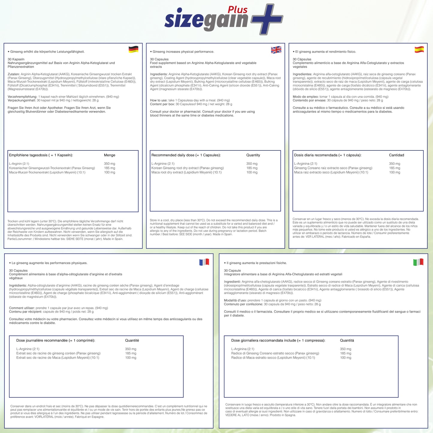 Alargamiento de pene - Gnetics Extender + 2 SizeGain Plus: Extensor y Pastillas para alargar el pene - 6