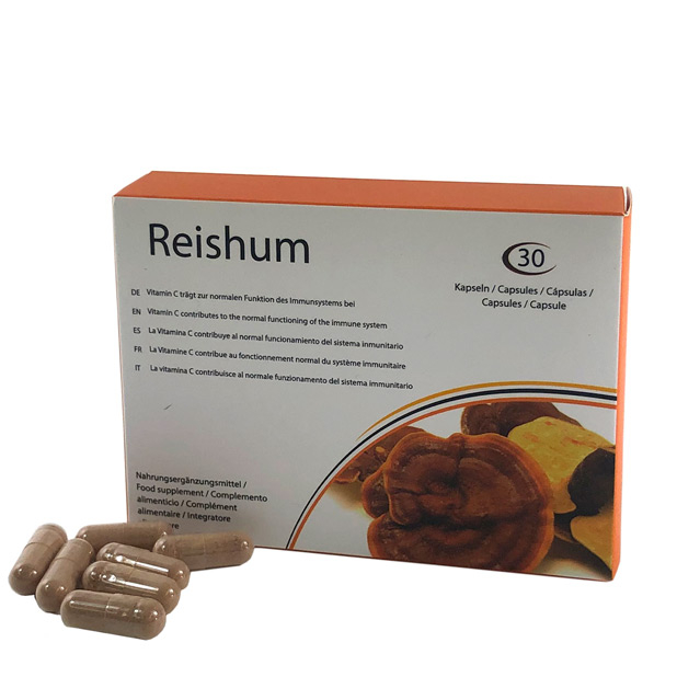 Reishum, Kapseln zur Verbesserung des Immunsystems und der Stimmung
