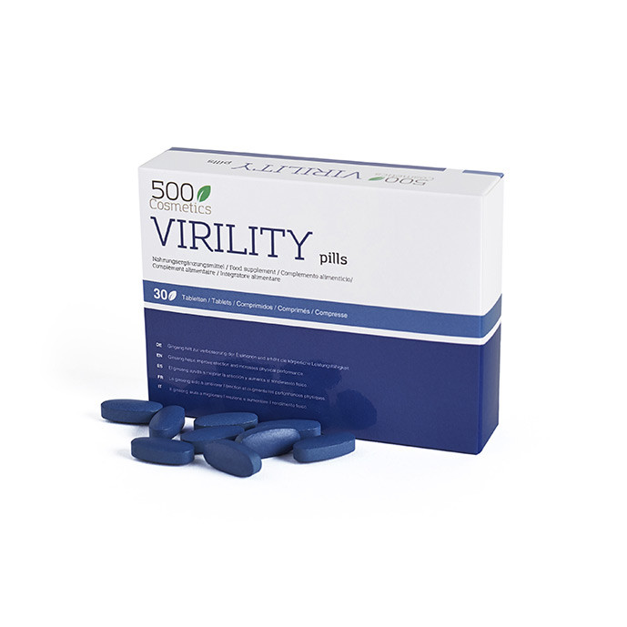 500Cosmetics Virility Pills, Tabletten zur Steigerung der männlichen Virilität