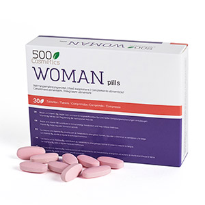 500Cosmetics Woman Pills, complemento alimenticio para mejorar la libido femenina