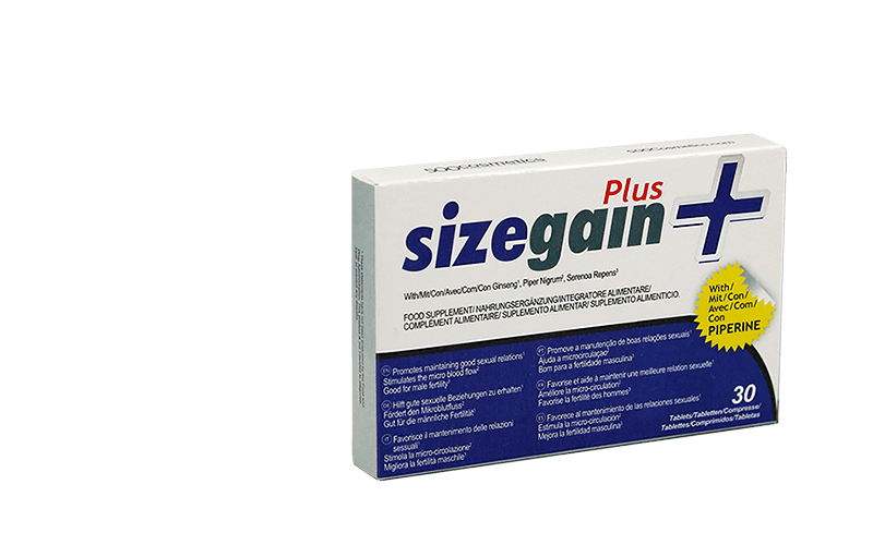 Tabletten zur Penisverlängerung Sizegainplus