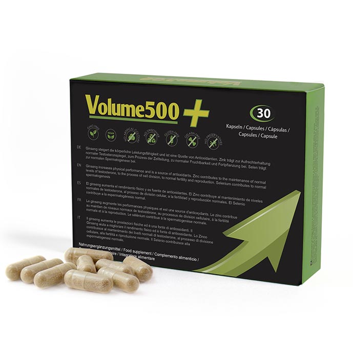 Volume500, pastillas para mejorar la calidad del esperma y la cantidad
