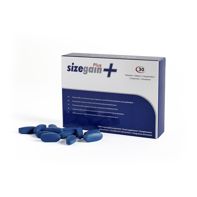 SizeGain Plus, pastillas para alargar el pene