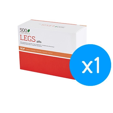 500Cosmetics Legs Pills, cápsulas para varizes e sua prevenção