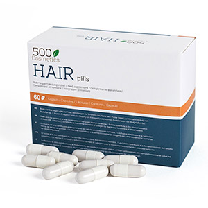 500Cosmetics Hair Pills es un complemento alimenticio en pastillas contra la caída del cabello