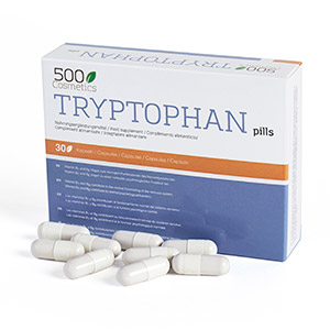Pastillas para controlar la ansiedad 500Cosmetics Tryptophan Pills