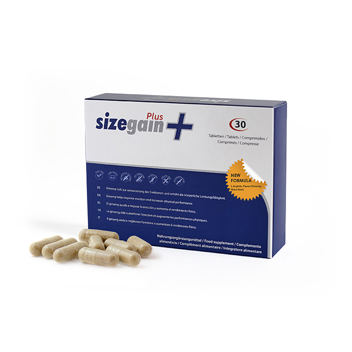 SizeGain Plus, penisförstoringspiller
